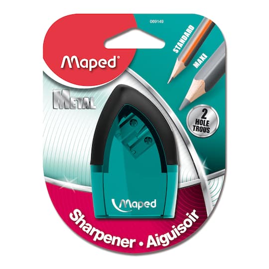 Helix® Maped Tonic Metal 2-Hole Pencil Sharpener Canister